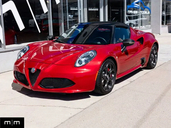 2018 Alfa Romeo 4C Spider - Rosso Competizione Red