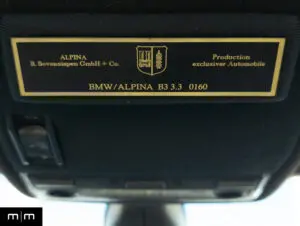 Right Hand Drive 1999 BMW Alpine B3