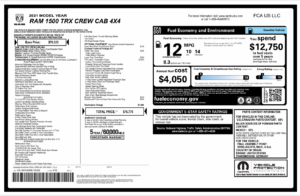 2021 RAM 1500 TRX - Hydro Blue