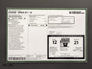 1995 Dodge Viper R/T 10